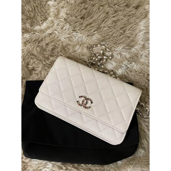 Chanel Wallet On Chain Timeless/Classique leather crossbody bag - Picture 1 of 8